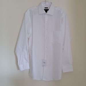 Men's white dress shirt
